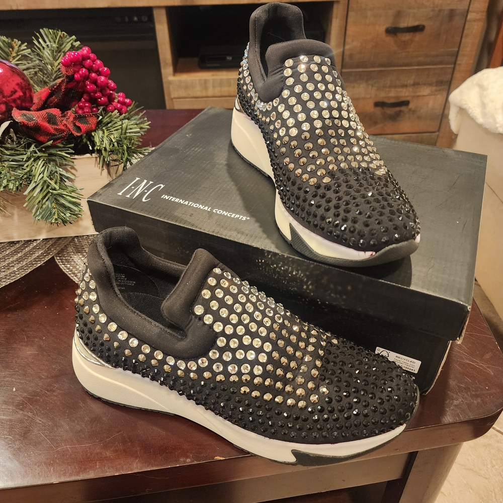INC BRAND NEW UNUSED BLING TENNIS SHOES - GORGEOUS